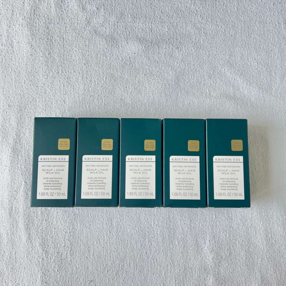5 NWT Kristin Ess Anytime Anywhere Scalp + Hair Milk Oil